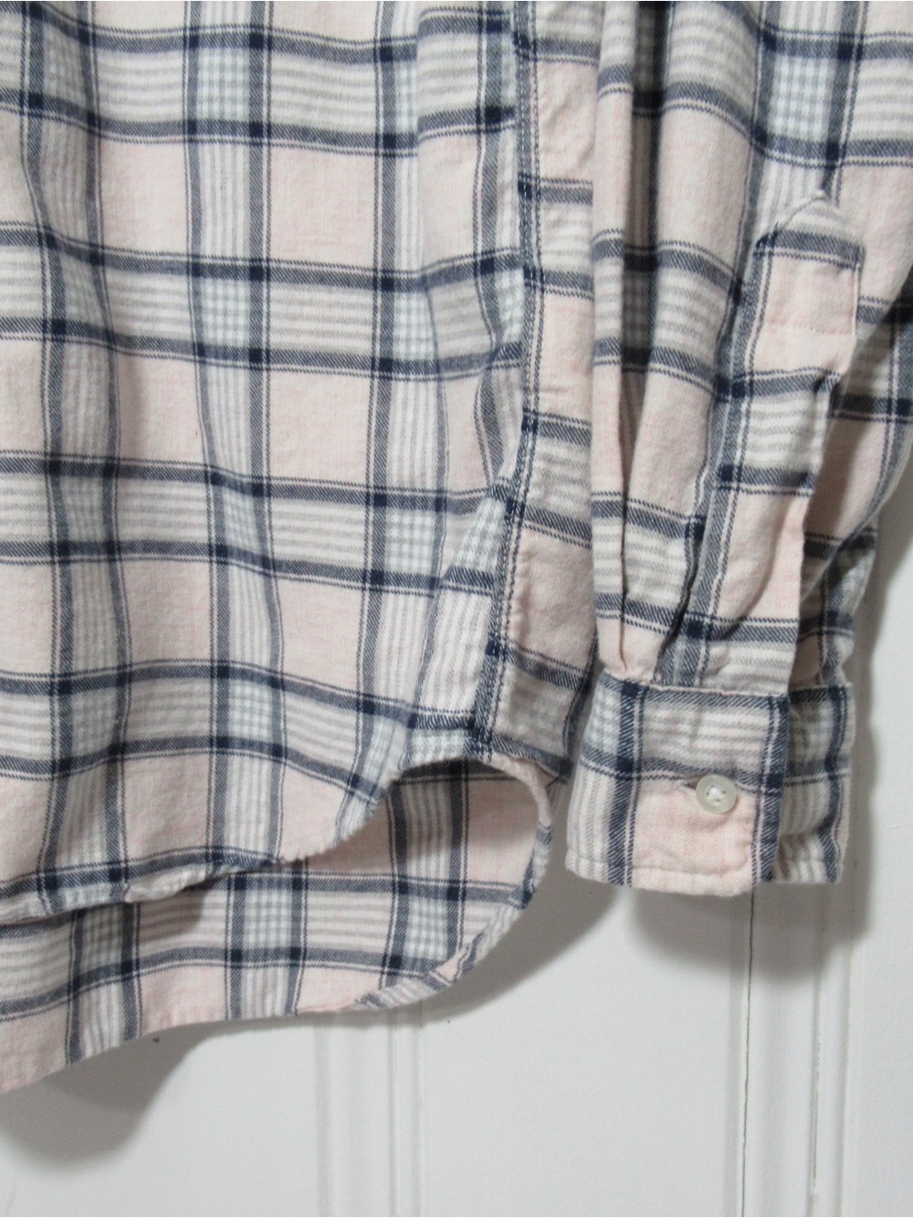Grayson The Hero Pink Plaid Flannel Button Down Shirt Size XS - Picture 6 of 14
